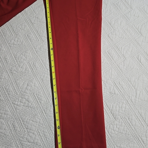 Rachel Zoe Ladies Stretch Dress Pant In Burnt Orange Size 8 - Picture 8 of 11